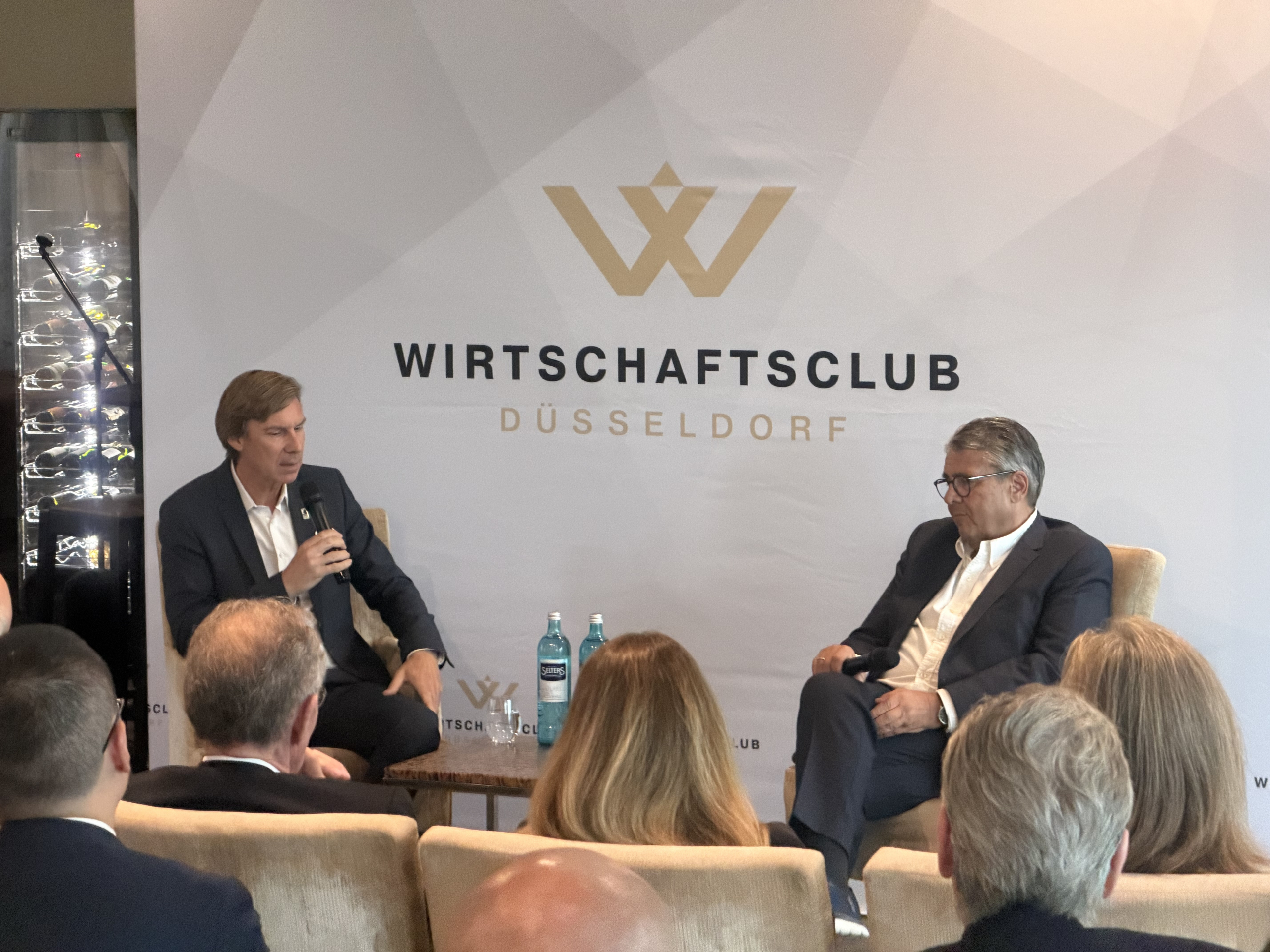 Sigmar Gabriel zu Gast im Wirtschaftsclub